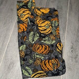 Lularoe Pumpkin Print OS Pumpkin Leggings | Halloween